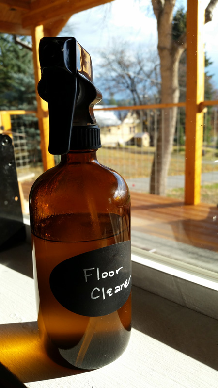 Glass Amber Spray Bottle