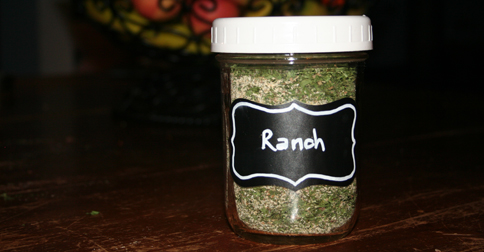 Ranch Seasoning in a jar