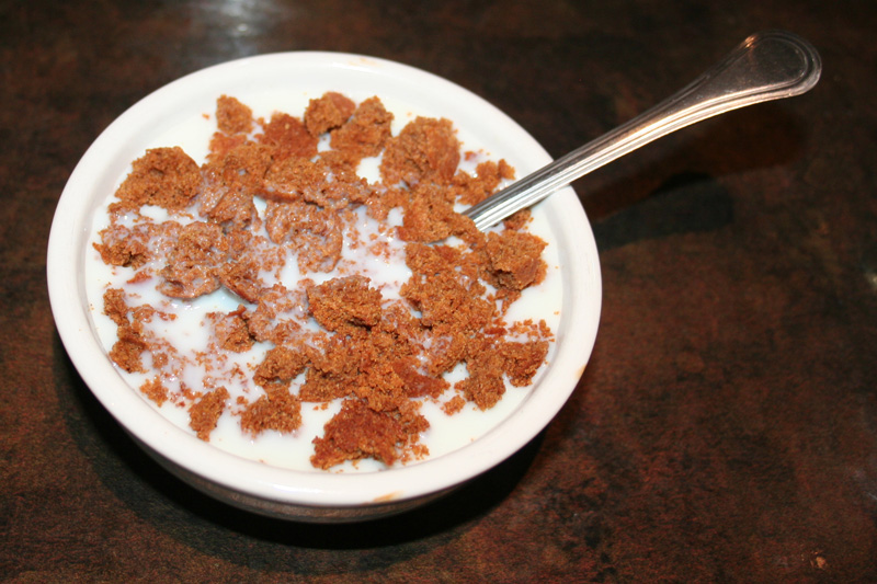 DIY Homemade Cereal in a Bowl with Milk
