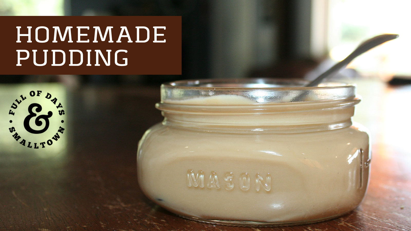 DIY Homemade Pudding Header