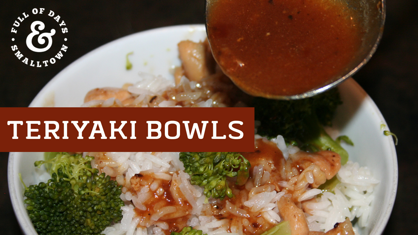 DIY Homemade Teriyaki Bowls Recipe Header