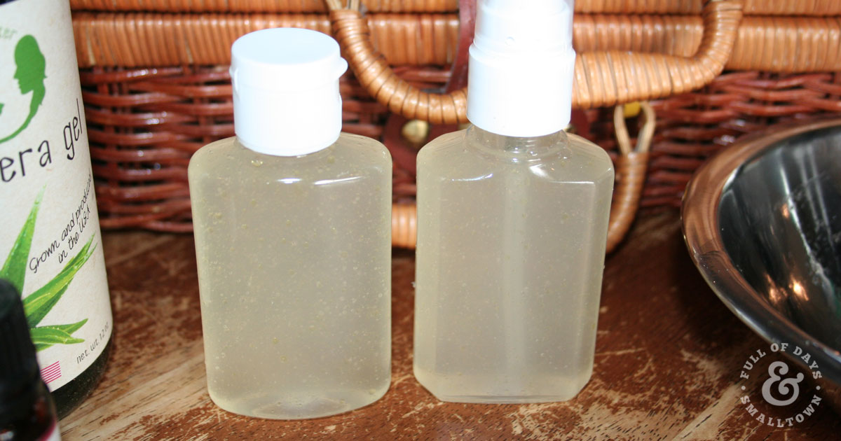 DIY Hand Sanitizer