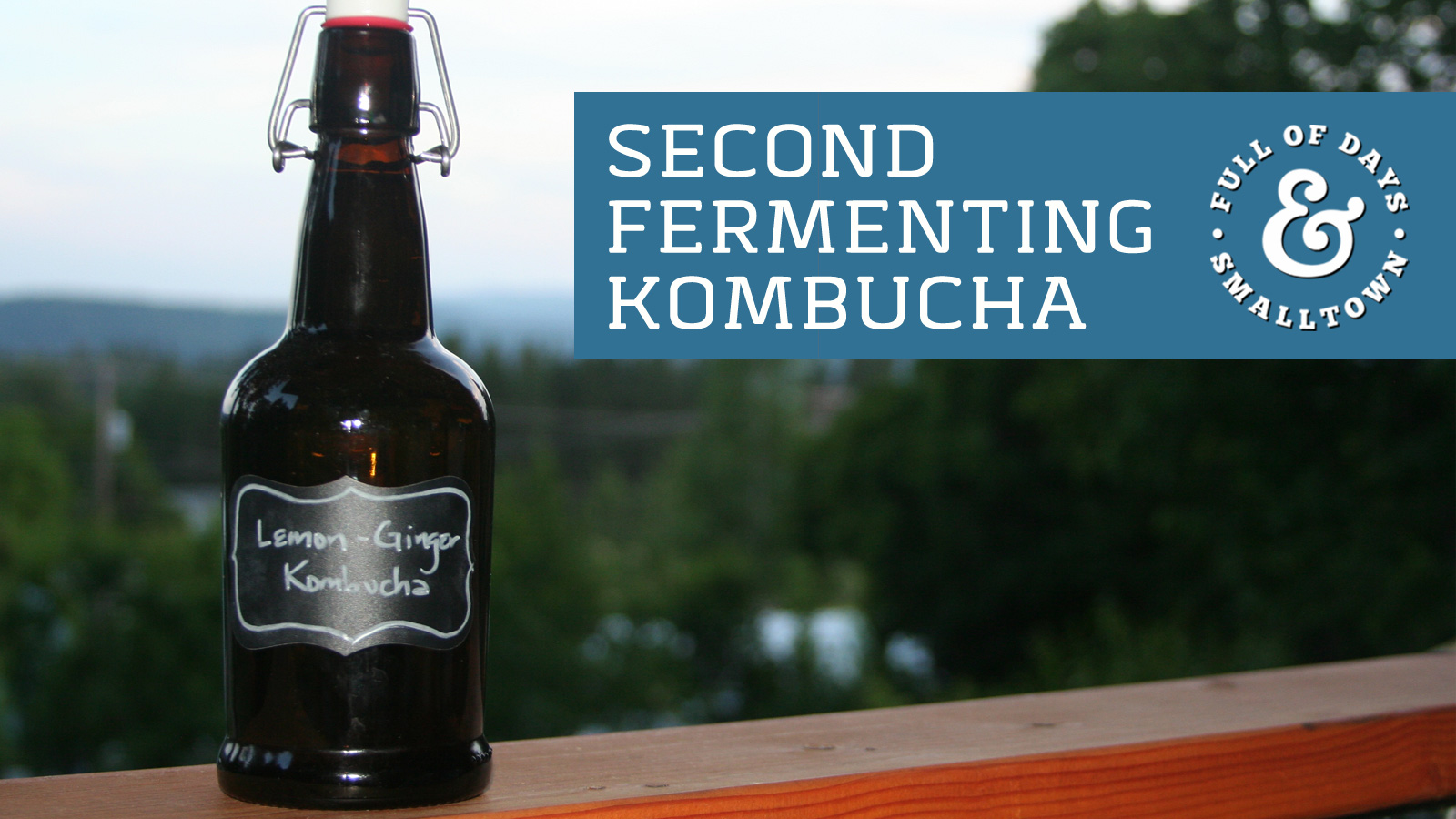 Kombucha Full of Days Second Fermenting