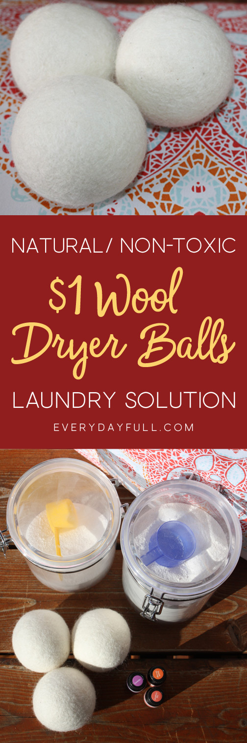 Wool Dryer Balls, Healthy, Non-toxic alternative to laundry