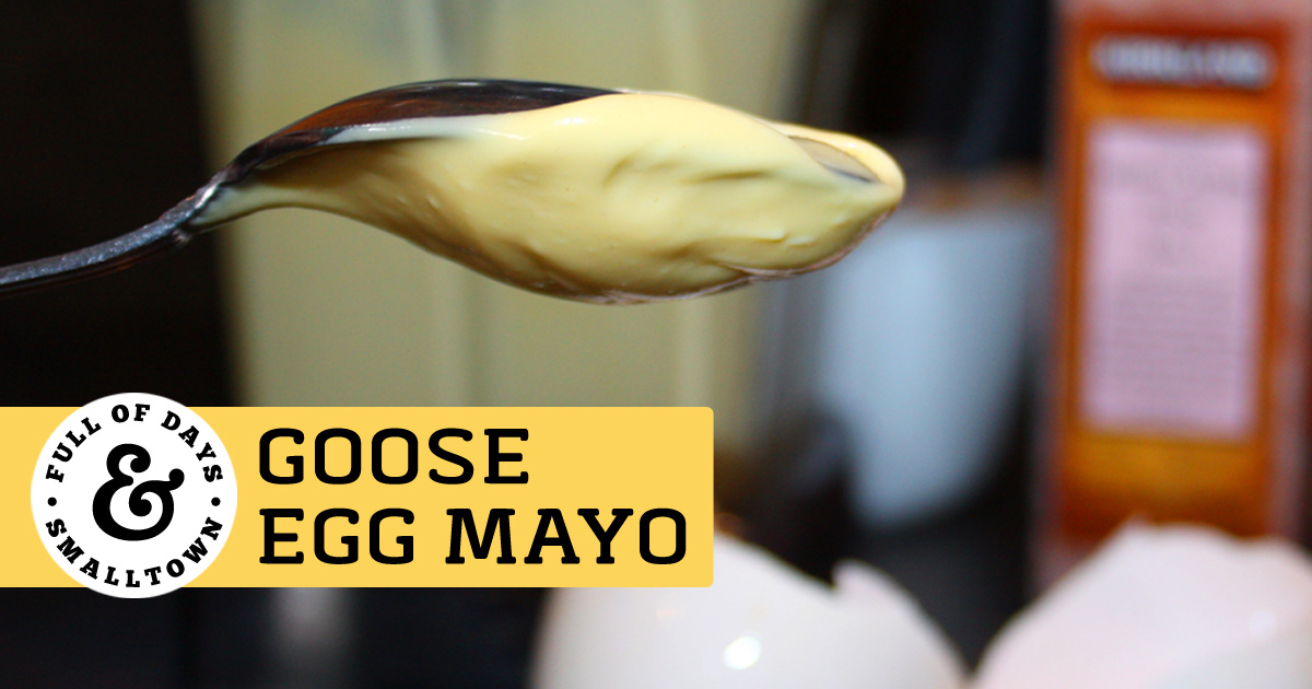 Goose Egg Mayo Recipe
