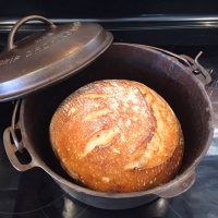 Once desired color is reached, remove bread from oven and transfer to cooling rack.